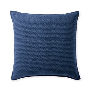 Serena & Lily Westwood Quilted Euro Sham Set - Navy